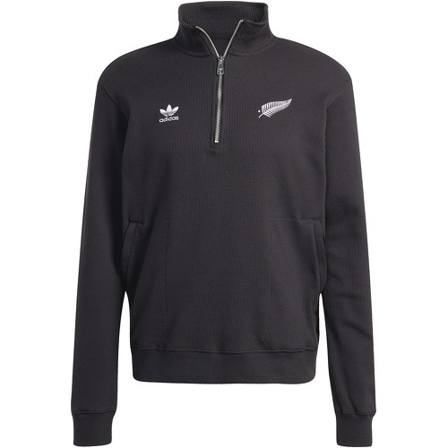 Sweatshirt 1/2 zip All Blacks NZR Trefoil Essentials