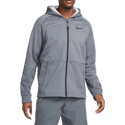 NIKE - Veste à capuche Pro Therma-Fit gris foncé