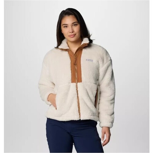 Veste Polaire Sherpa Boundless Discovery™ II Femme - Chalk, Camel Brown