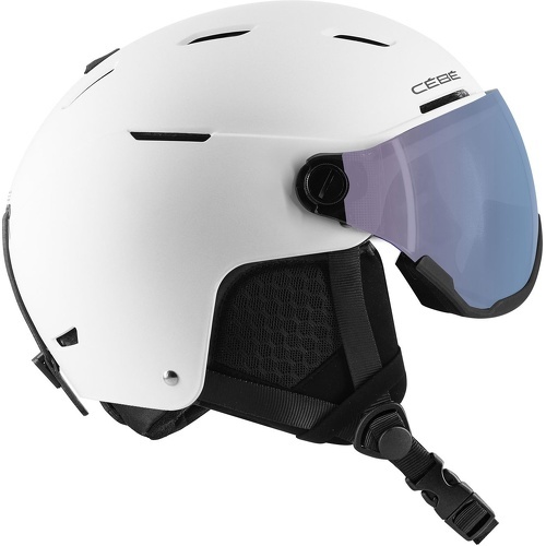 Casque Ski / Snow Cébé Pixel Vario Ecran Photochromique Cat 1 – 3 Blanc Femme