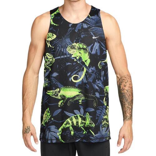 Débardeur de Basketball réversible Noir/Jaune Homme Tank