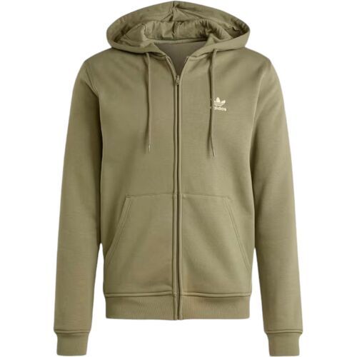 adidas - Pull Hoodie Trefoil Essential Full Zip Olive Strata