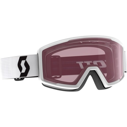 SCOTT  - SCOTT Masque de ski FACTOR S2 - MINERAL WHITE/BLACK / ENHANCER