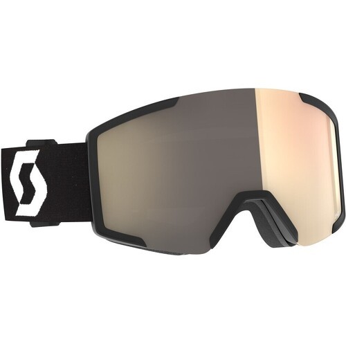 SCOTT MASQUE SHIELD LS S1-3 - MINERAL BLACK/WHITE LS BRONZE C