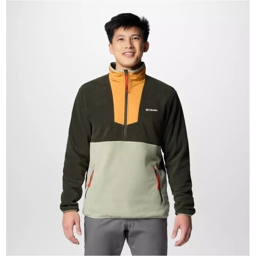 Polaire Demi-Zip Sequoia Grove™ Homme - Greenscape, Sunstone, Safari, Spicy Pull