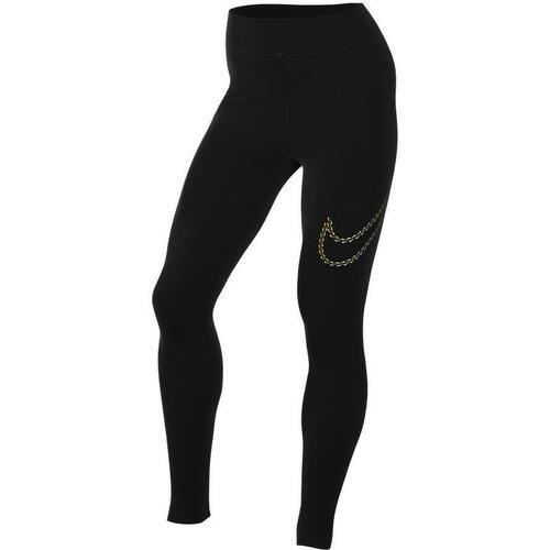 Legging Noir Femme Shine