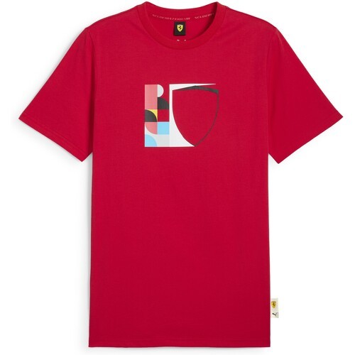 PUMA - T-shirt à gros logo Race Scuderia Ferrari Homme