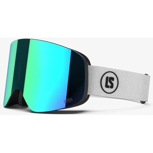 Masque de ski LS3 Frameless - APEX Cat 3 - Blanc/Turquoise