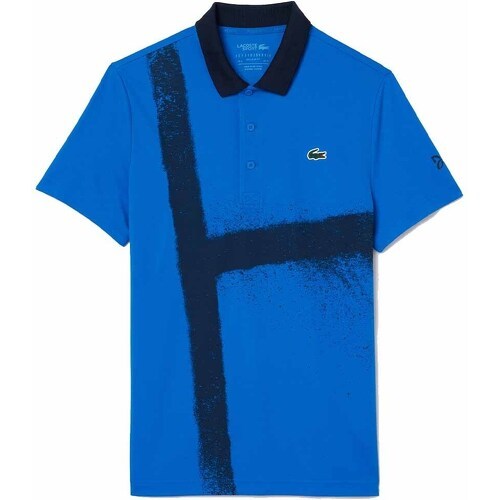 LACOSTE - Polo Tennis Novak Djokovic Bleu / Marine Version Fan