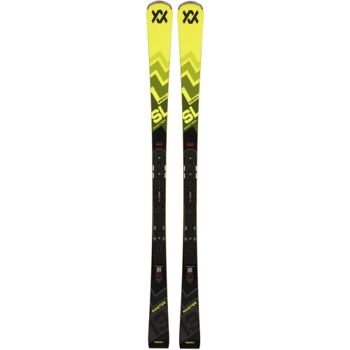 VÖLKL - Pack De Skis Racetiger Sl Master + Fixations Comp 16 Gw Master Jaune Homme