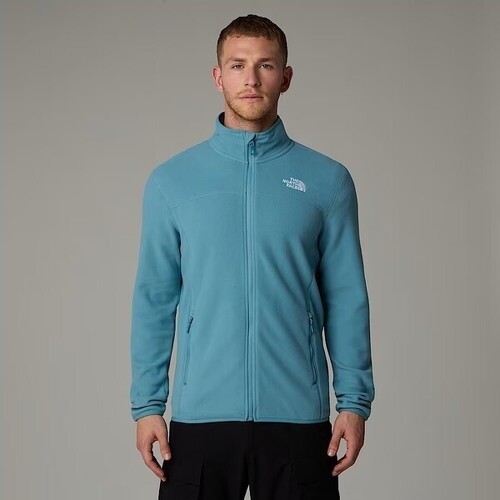 Veste en polaire zippée 100 Glacier pour homme - ALGAE BLUE