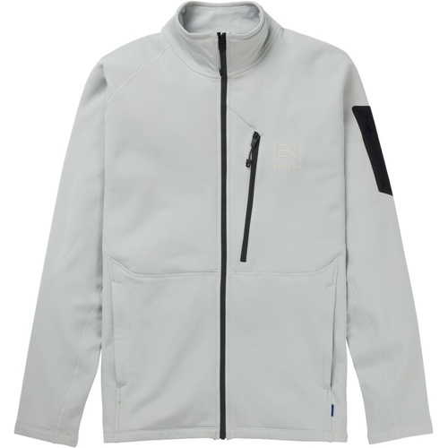 BURTON - Polaire Sb [ak] Baker Stretch Fleece Full-zip Gray Cloud Homme