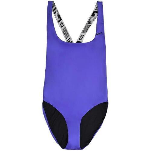 Maillot de bain 1 pièce Violet Femme Crossback