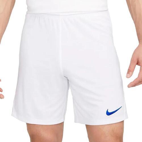 NIKE - Short Park III sans slip intérieur blanc/bleu