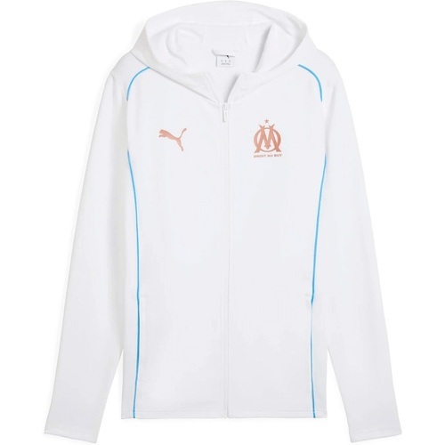 PUMA - OM CASUAL JKT HOODY BLANC 2025