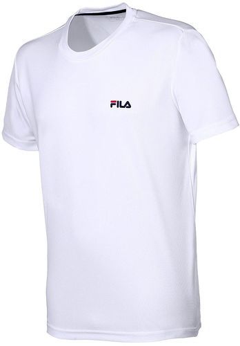FILA-Fila T-Shirt Logo Small Heren Wit-image-1