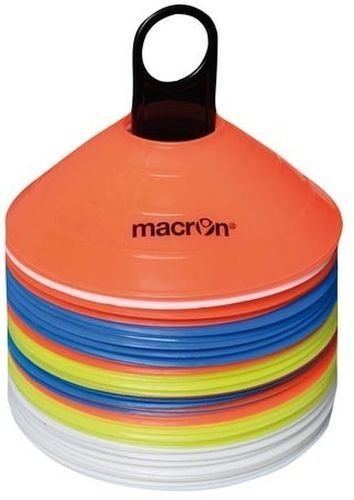 MACRON-Set 48 balises/soucoupes/cônes de délimitation Macron (x5)-image-1