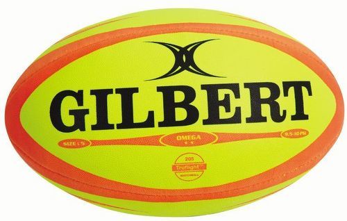 GILBERT-Ballon Gilbert Omega Fluo - Ballon de rugby-0