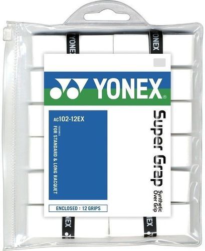 YONEX-Surgrips Yonex Super Grap Blanc x 12-image-1