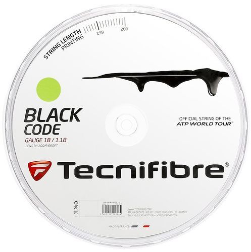TECNIFIBRE-Bobine Tecnifibre Black Code Lime 200m-image-1