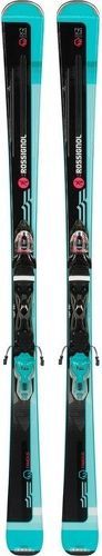 ROSSIGNOL-Skis Rossignol Famous 2 + Fixations Xpress W 10 B83 Bk + Fixations Bl Femme-image-1
