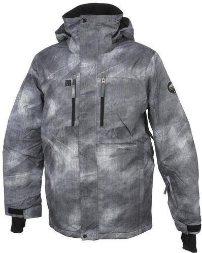 QUIKSILVER-Mission printed grey jkt-image-1