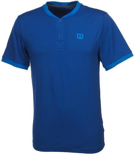 WILSON-Henley t shirt mc bleu-image-1