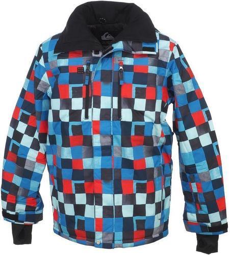 QUIKSILVER-Mission printed check blu-image-1