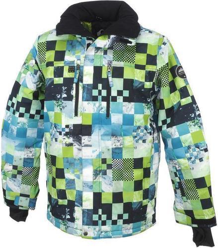 QUIKSILVER-Mission printed green jkt-image-1