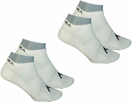 CHULLANKA-CHAUSSETTES RUNA LOW BLANC 2 PAIRES-image-1