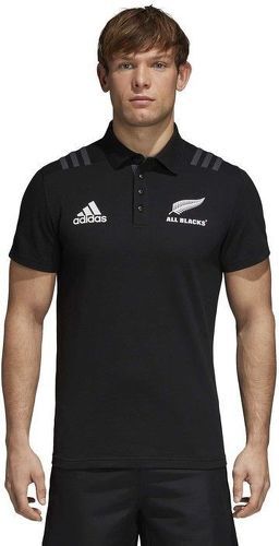 adidas-All Blacks Polo noir homme Adidas-image-1
