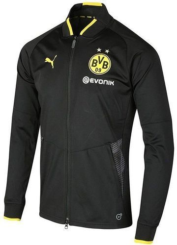PUMA-Borussia Dortmund Garçon Veste Football Noir Puma-image-1