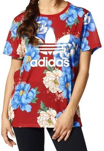 tee shirt adidas femme fleur