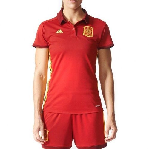 adidas-Espagne Femme Maillot Football Rouge Adidas-image-1