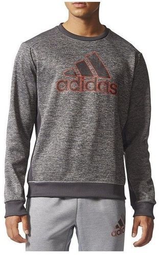 adidas-Sweat Polaire Gris Homme Adidas-image-1