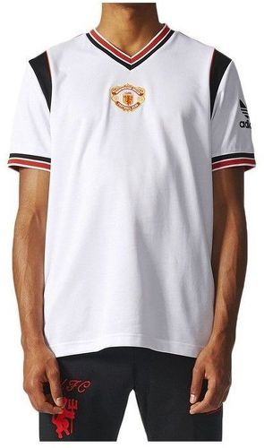 adidas-Tee-Shirt Manchester United 85 Blanc Football Homme Adidas-image-1