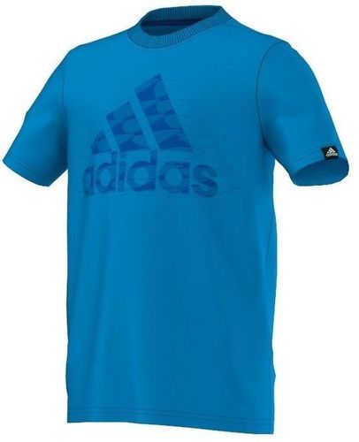 adidas-Yb Gfx Garçon Tee-Shirt Bleu Adidas-image-1