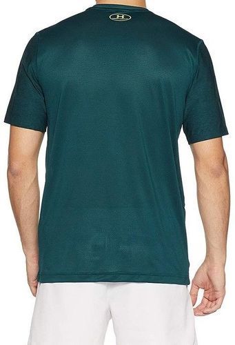 UNDER ARMOUR-Raid Micro-perforé Homme Tee-Shirt Sport Vert Under Armour-1