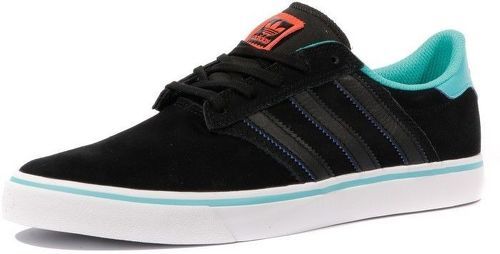 adidas-Seely Premiere Homme Chaussures Noir Bleu Adidas-image-1