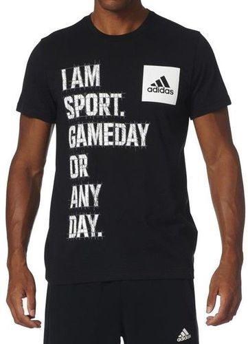 adidas-I Am Sport Homme Tee-Shirt Noir Adidas-image-1