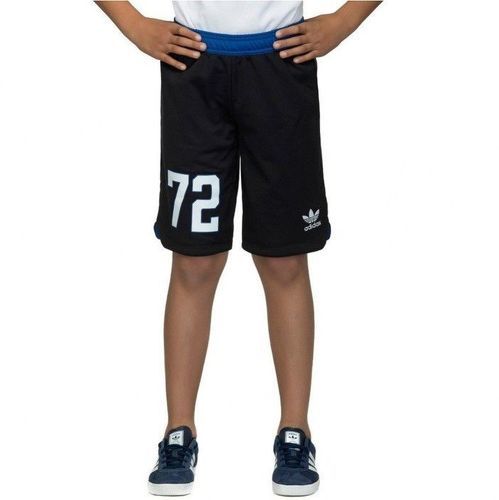 adidas-Short réversible bleu Basketball Garçon Adidas-image-1