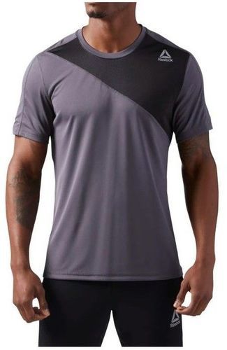 REEBOK-Wor Tech Homme Tee-shirt Fitness Gris Reebok-image-1