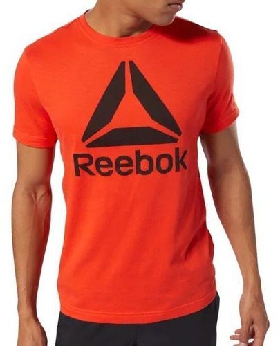 REEBOK-Stacked Homme Tee-shirt Orange Reebok-image-1