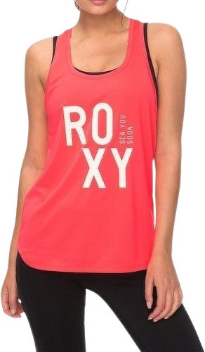 ROXY-Paris Walk Femme Débardeur Sport Rose Fluo Roxy-image-1