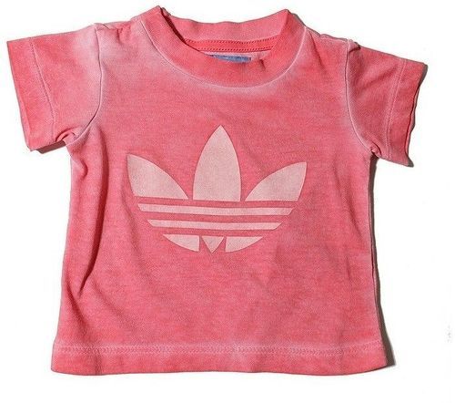 adidas-Trefoil Bébé Fille Tee-shirt Rose-image-1