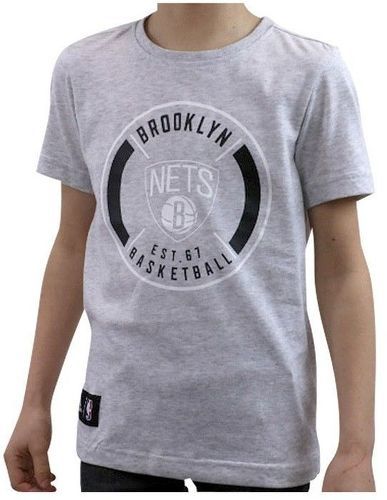 adidas-YB WSHD TEE 1 GRI - Tee shirt Basketball Brooklyn Nets Garçon Adidas-image-1