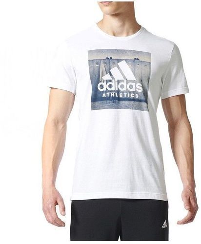 adidas-Tee Shirt Category Blanc Homme Adidas-image-1