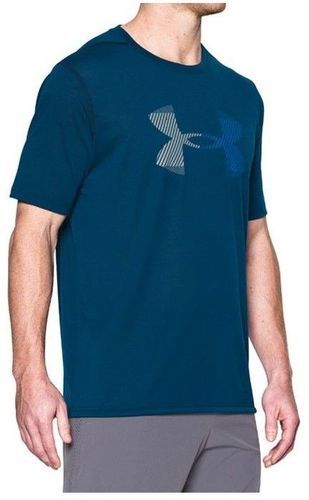 UNDER ARMOUR-Tee-shirt Hazard Logo Bleu Homme Under Armour-image-1