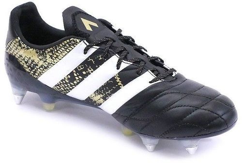 adidas-Chaussures Ace 16.1 SG Cuir Football Noir Homme Adidas-image-1