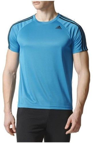 adidas-Tee-shirt Entrainement Bleu Homme Adidas-image-1